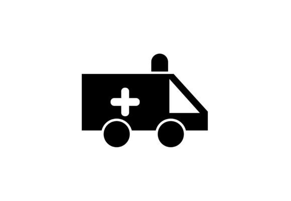 Ambulance Glyph Icon Review