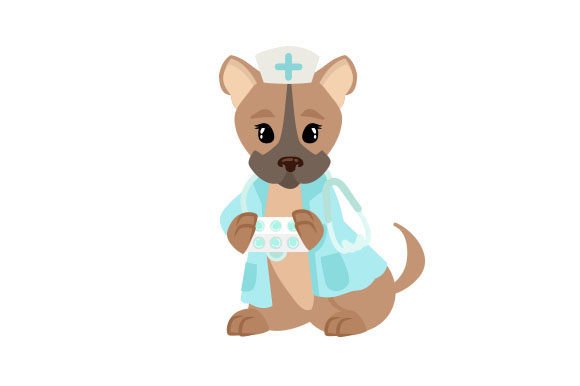 Bulldog Nurse Crafts & Animals