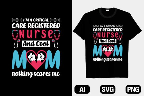 Critical Care Registered Nurse T-shirts Graphics
