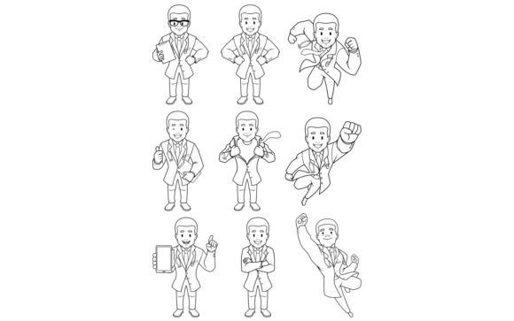 Doctor African Line Art Graphics