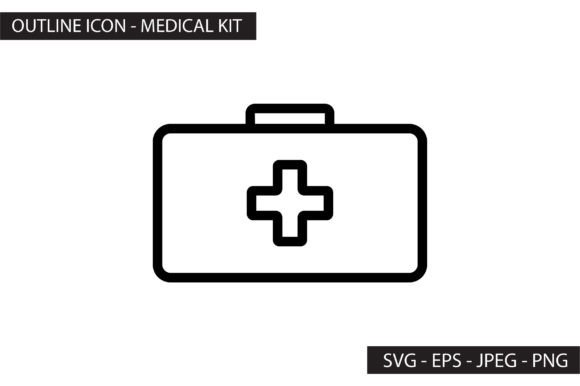 Medical Kit Icon for Graphics and Icons