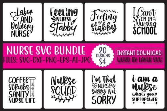 Nurse SVG Bundle Vol.8