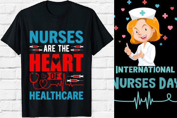 Nurses, the Heart of Healthcare: Graphics & Print Templates