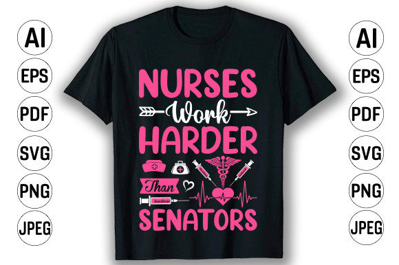 Nurses Work Harder Than Senators Graphics