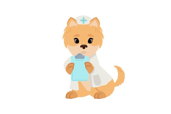 Pomeranian Nurse Crafts and Animals