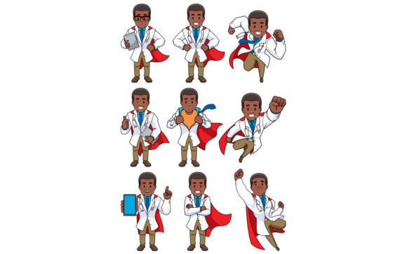 Super Doc African: Graphics for Local Business Branding